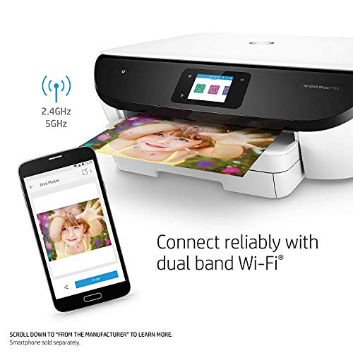 HP ENVY Photo 7155 All-in-One Photo Printer with Wireless Printing, Instant Ink ready (K7G93A)