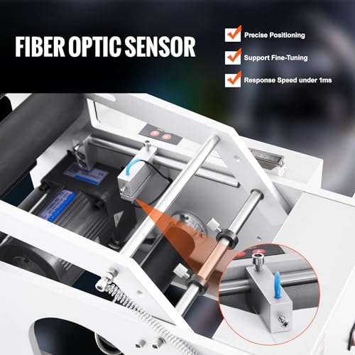 VEVOR Semi-Automatic Round Labeling Machine, Electric Bottle Label Applicator