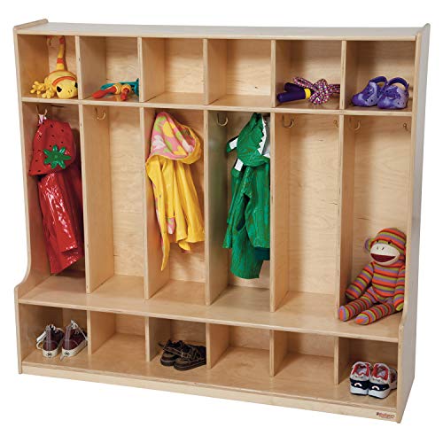 Wood Designs 6 Section Seat Locker