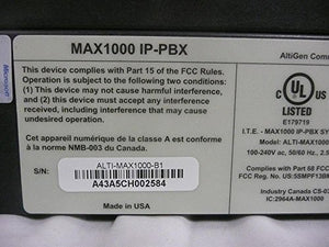 ALTIGEN ALTI-MAX1000 IP-PBX System