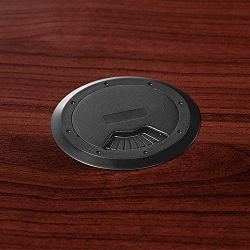 Lorell LLR34306 Chateau Series Mahogany Laminate Desking Credenza
