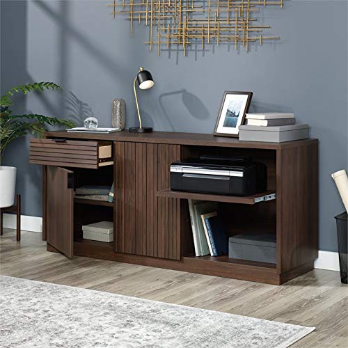 Sauder Englewood Credenza, Spiced Mahogany Finish