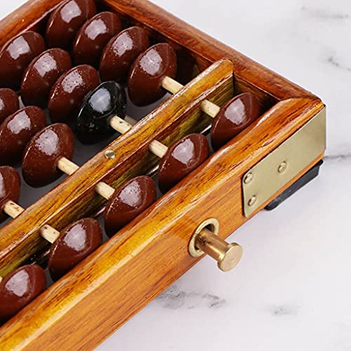 BFTGS Portable Chinese 13 Digits Column Abacus Arithmetic Calculating Counting Math Learning Tool School Office Use