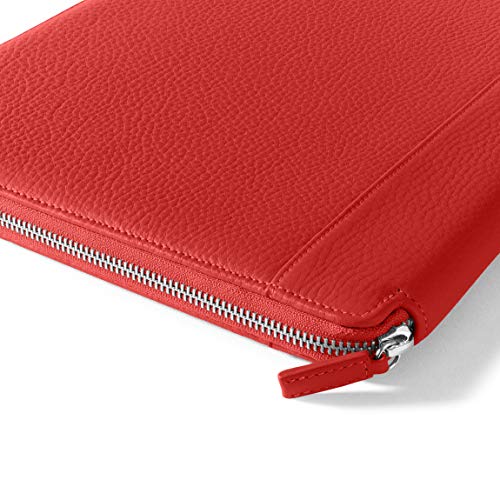 Leatherology Scarlet Tablet Portfolio Padfolio Compatible with 12.9 Inch iPad Pro