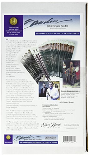 Silver Brush JHS-505 John Howard Sanden Portrait Professional Brush Set, 47 Per Pack