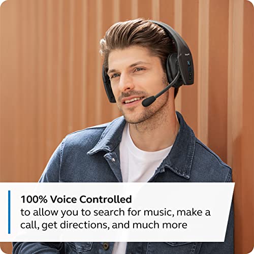 BlueParrott S650-XT Bluetooth Convertible Headset with Noise Cancellation, Extended Range, IP54 Protection - Black