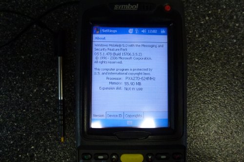 Motorola MC7090 Handheld - Windows Mobile 5.0 OS with 64MB RAM/128MB ROM / WLAN/PAN / 802.11a/b/g / Bluetooth / QWERTY Keypad / MC7090-PU0DJQFA7WR