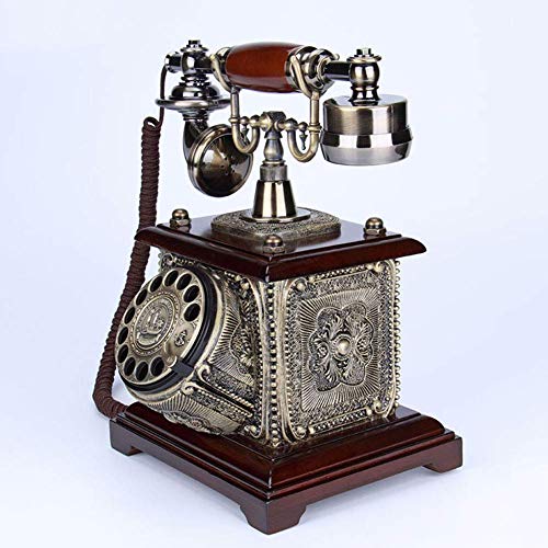 None Retro Vintage Rotary Dial Telephone