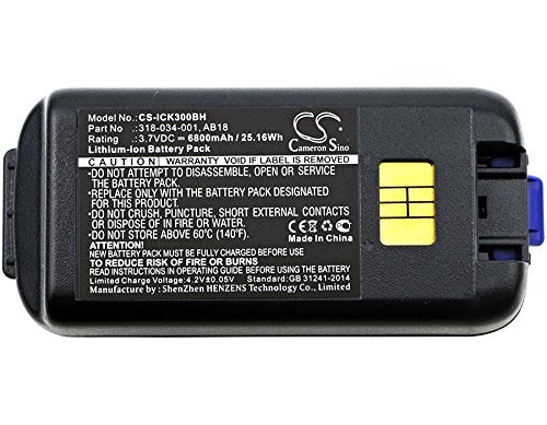 ChoyoqeR Replacement Battery (20PCS) 6800mAh/3.7V for CK3 Series Li-ion
