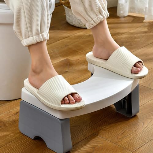 Generic Folding Toilet Stool - Bathroom Potty Step Stool