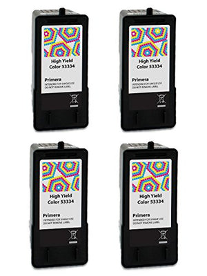 Primera 53334 High Yield Tri-Color Ink Cartridge 4-Pack