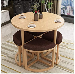 AkosOL Business Reception Room Coffee Desk Set (Brown)