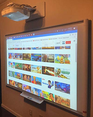 77" Interactive whiteboard with Projector Bundle for Classroom (Plug and Play)