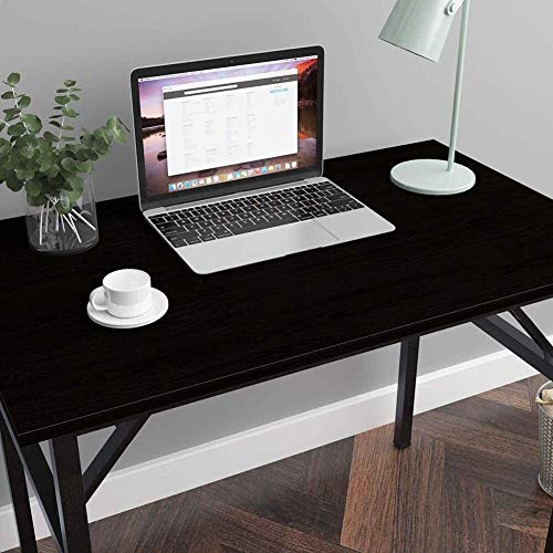 DALIBAI Folding Table Computer Desk PC Desk Office Desk Workstation for Home Office Use Writing Table, Dining Table Conference Table, Black (100 X 60 X 75 cm)