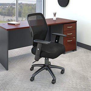 Bush Business Furniture Accord Mesh Back Office Chair in Black