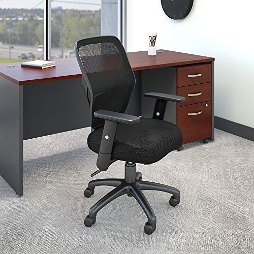 Bush Business Furniture Accord Mesh Back Office Chair in Black