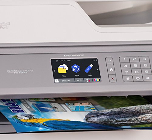 Brother MFC-J6535DWXL All-in-One Color Inkjet Printer, Wireless Connectivity, Automatic Duplex Printing, Includes up to 2 Years of Ink