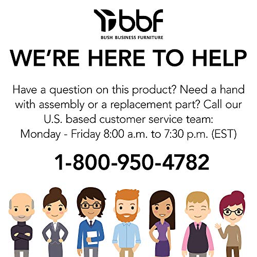 Bush Business Furniture Echo Hutch, 60W, Pure White