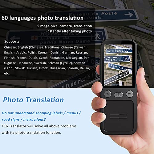 inBEKEA Portable Foreign Language Translators Device - Two Way Instant Voice Interpreter