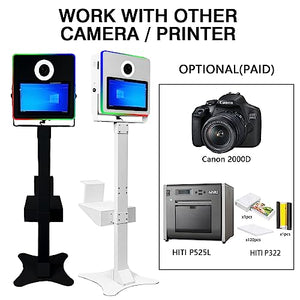 WideMeet Portable 15.6 Inch DSLR Photo Booth Machine