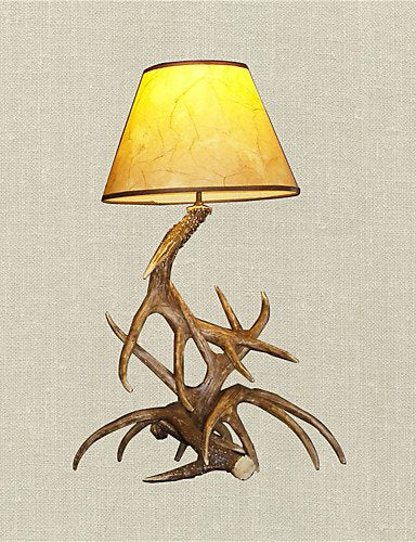 SSBY vintage Table Lamps country Antler lamps Industrial Fixture 1-Lights Living Room Bedroom lights , 110-120v