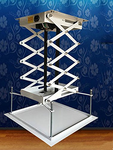 CGOLDENWALL Electric Projector Lift with Remote Control (1M Running Distance)