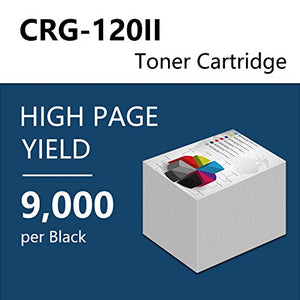 CRG120II High Yield Toner Cartridge (4 Pack Black) Compatible for Canon ImageClass D1320 D1350 D1370 D1520 D1100 D1120 D1150 D1170 D1180 i-Sensys MF6680DN Printer Toner Cartridge, Sold by berylltoner