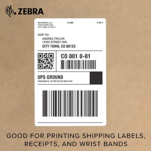 Zebra ZD620d Direct Thermal Desktop Printer 203 dpi Print Width 4 in Ethernet Serial USB ZD62042-D01F00EZ