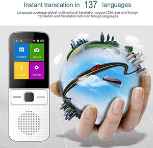 None Language Translator Device Portable Instant Translator - WiFi/Hotspot/Offline - 137 Languages - Office Travel Abroad Learning