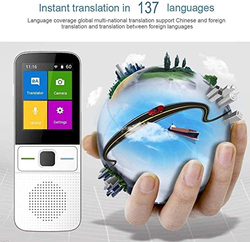 Language Translator Device Portable Instant Translator - WiFi/Hotspot/Offline - 137 Languages - Office Travel Abroad Learning