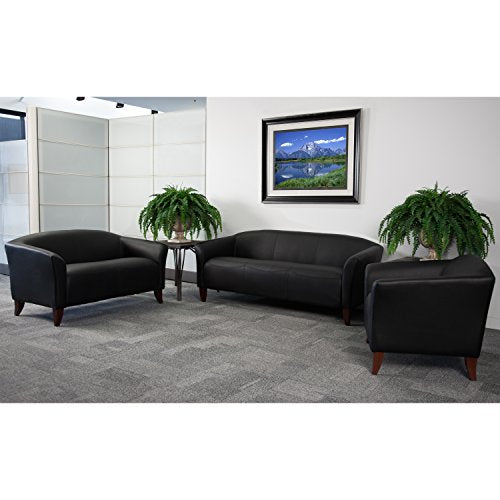 Flash Furniture HERCULES Imperial Series Reception Set in Black