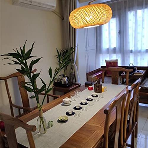 EESHHA Arc Floor Lamp with Wood Shade