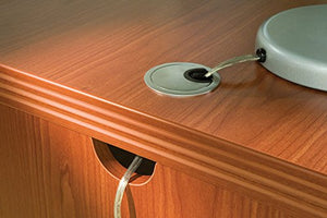 UTM Furniture 5pc Modern Contemporary L Shape Executive Office Desk Set, RO-ABD-L21