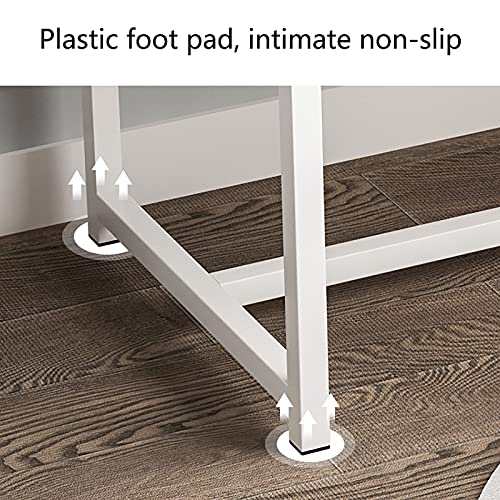 Computer Desk, 47.2 inch Modern Sturdy Office Table, PC Laptop Study Writing Table for Home Office Workstation, Easy to Assemble