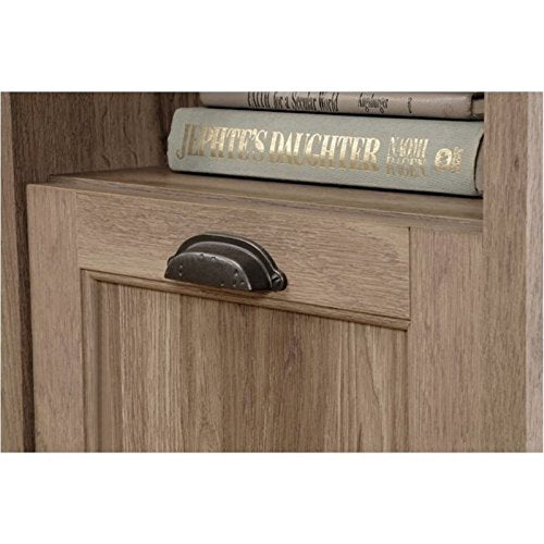 Bowery Hill L-Shaped Desk in Salt Oak
