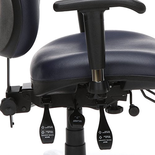 OFM 24/7 Vinyl Chair, Navy