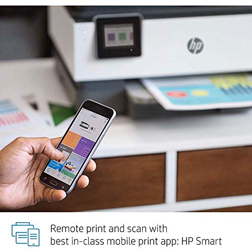 HP OfficeJet Pro 8025 All-in-One Wireless Smart Printer for Home & Office with Alexa 1KR57A Print, Scan, Copy, Fax, Mobile Functions Bundle with DGE USB Cable + Small Business Productivity Software