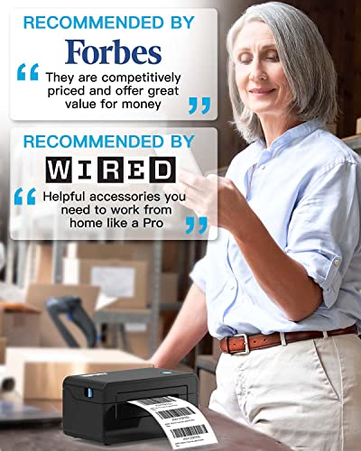 Thermal Label Printer - iDPRT SP410 Thermal Shipping Label Printer, 4x6 Label Printer, Thermal Label Maker, Compatible with Shopify, Ebay, UPS, USPS, FedEx, Amazon & Etsy, Support Multiple Systems