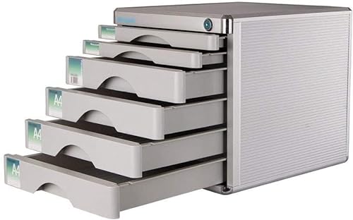 Generic File Cabinets Filing Cabinets for Home Office Storage - Lockable 6 Drawers - FANJIANI
