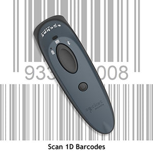 Socket Mobile CX3357-1679 DuraScan D700, 1D Imager Barcode Scanner, Gray, 1.5" Height, 1.6" Width, 5.2" Length
