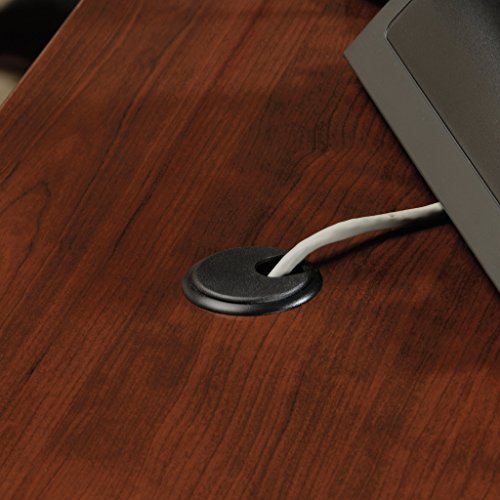 Sauder 419593 Via Executive Desk, Classic Cherry Finish