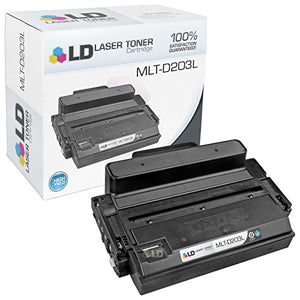LD Compatible Toner Cartridge Replacement for Samsung MLT-D203L High Yield (Black, 5-Pack)