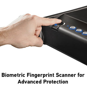 SentrySafe QAP1BE Gun Safe with Biometric Lock, 1 Capacity