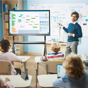 EUNIVON 55'' 4K UHD Interactive Touch Screen Smart Whiteboard