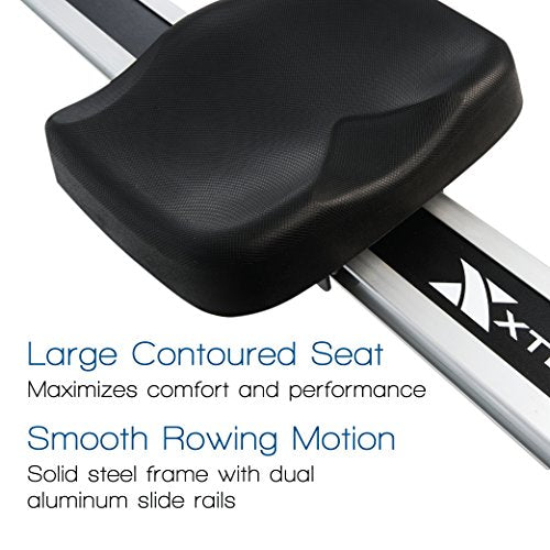 XTERRA Fitness ERG600W Water Rowing Machine, Black