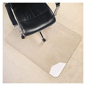 KUAIE Transparent Office Chair Mat, Non-Slip Carpet Protector, Waterproof, Scratch Resistant, PVC Table Mat - 180x250cm