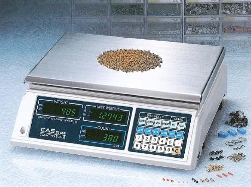 CAS SC10P SC Series Precision Counting Scale, 25lb Capacity, 0.005lb Readability