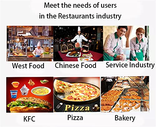 MEETSUN All in One POS Cash Register 15'' Touch Screen Windows PC with Built-in 2 1/4'' Thermal Receipt Printer for Restaurant Businesses SET03