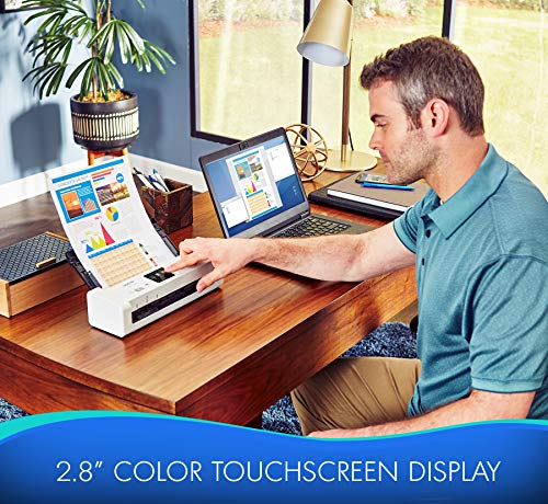 Brother Wireless Compact Desktop Scanner, ADS-1700W, Fast Scan Speeds, Easy-to-Use, Ideal for Home, Home Office or On-the-Go Professionals