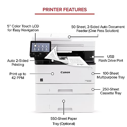 Canon ImageCLASS MF465dw Wireless All-in-One Laser Printer